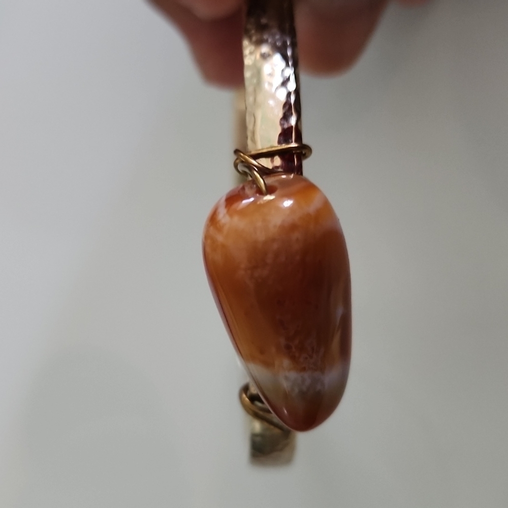 Custom Bangle With Stone - image 2